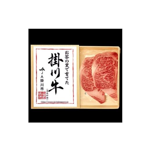 ふるさと納税 牛肉 ステーキ 静岡県 掛川市 掛川牛(黒毛和種)ロースステーキ 500g(冷凍) 1670605