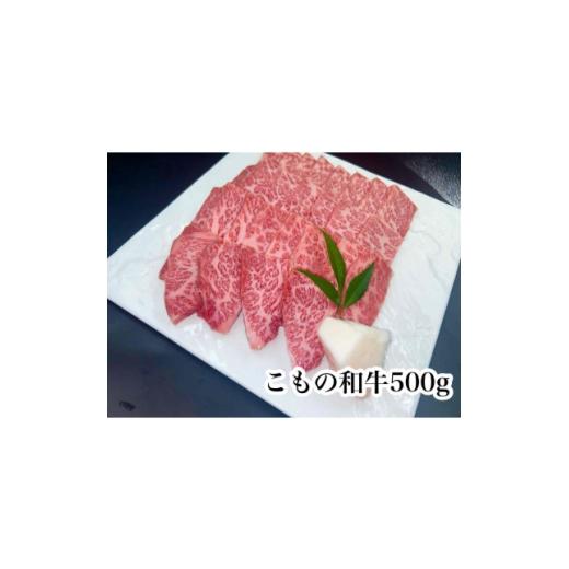 ふるさと納税 牛肉 焼肉・バーベキュー 三重県 菰野町 こもの和牛 牝牛霜降りカルビ焼き肉用500g 1676401