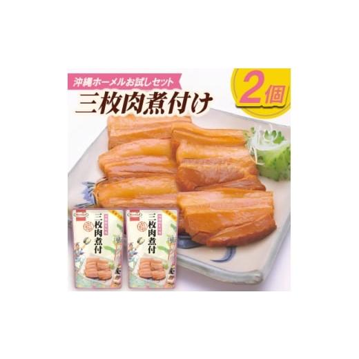 ふるさと納税 加工品等 レトルト 沖縄県 中城村 沖縄ホーメルお試しセット 三枚肉煮付け(250g×2個) 1676800