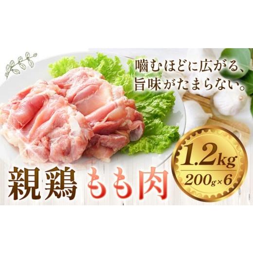 ふるさと納税 鶏肉 モモ 徳島県 上板町 親鶏 肉 鶏肉 もも肉 1.2kg 200g × 6 [30日以内に出荷予定(土日祝除く)] 徳島県 上板町 唐揚げ 炒め物