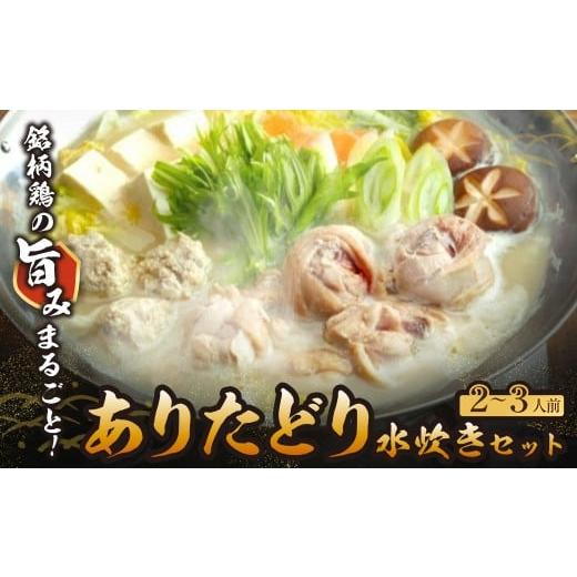 ふるさと納税 鶏肉 ムネ 福岡県 福智町 W08-26 上田商店 ありたどり水炊き(2〜3人前) 2〜3人前 12,500円