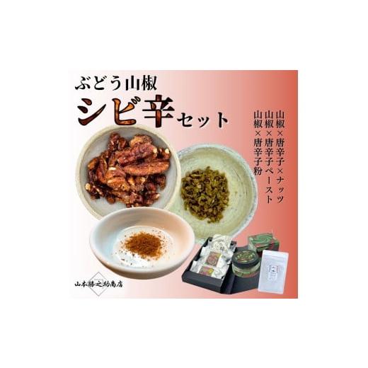 ふるさと納税 加工品等 和歌山県 海南市 [ぶどう山椒]シビ辛セット