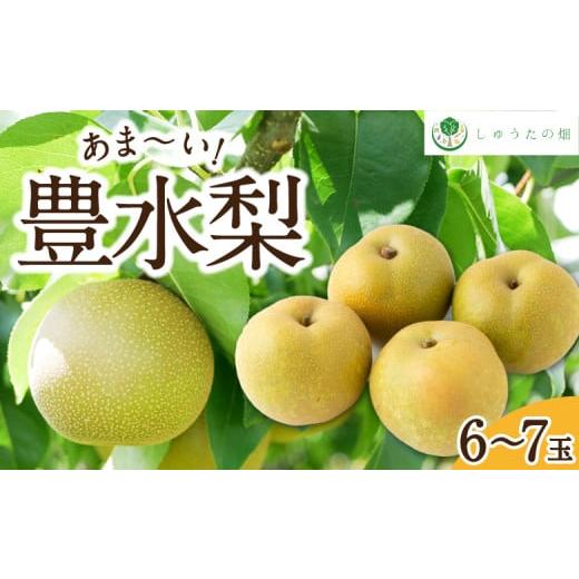 ふるさと納税 梨 福岡県 うきは市 先行予約 しゅうたの畑 あまーい 豊水梨 6玉から7玉 2026年8月下旬より順次発送予定 梨 なし ナシ 豊水 ほうすい 果物 くだ…