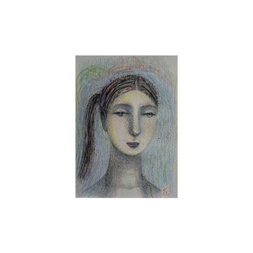 ふるさと納税 雑貨・日用品 絵画 茨城県 つくばみらい市 限定 1点 フランスの少女