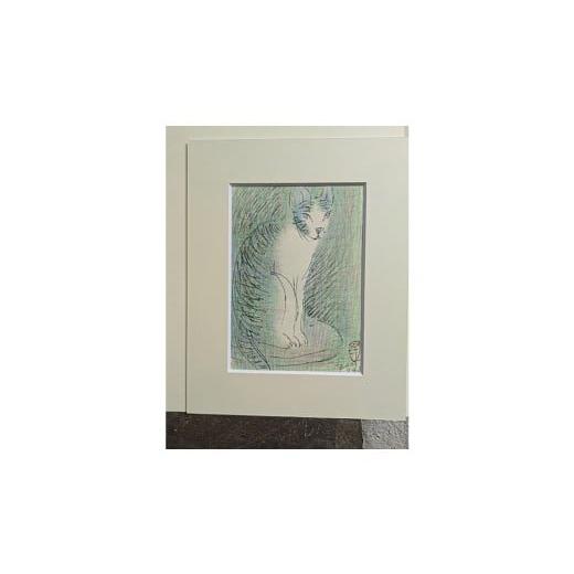 ふるさと納税 雑貨・日用品 絵画 茨城県 つくばみらい市 限定 1点 ねこ・MiMi I