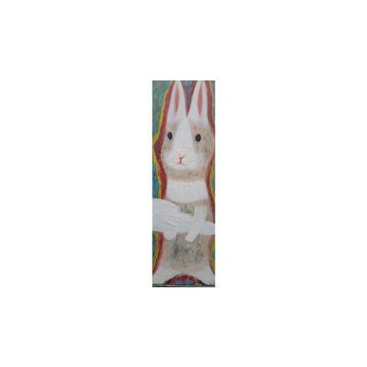 ふるさと納税 雑貨・日用品 絵画 茨城県 つくばみらい市 限定 1点 うさぎ・雲を掴む