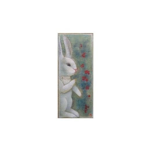 ふるさと納税 雑貨・日用品 絵画 茨城県 つくばみらい市 限定 1点 うさぎ・ラズベリー