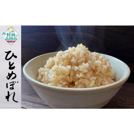 ふるさと納税 玄米 岩手県 陸前高田市 隔月3回定期便 令和7年産 新米 玄米 5kg×隔月3回(2ヶ月に1回) お届け 品種:ひとめぼれ 米 お米 ライス お弁当 おにぎ…