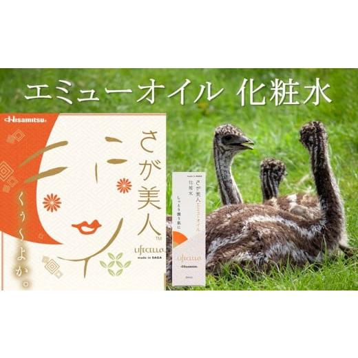 ふるさと納税 美容 化粧水 佐賀県 基山町 エミューオイル化粧水 2本入 ライフセラさが美人 コスメ 化粧水 ご当地 高保湿 しっとり エミュー オイル K053004