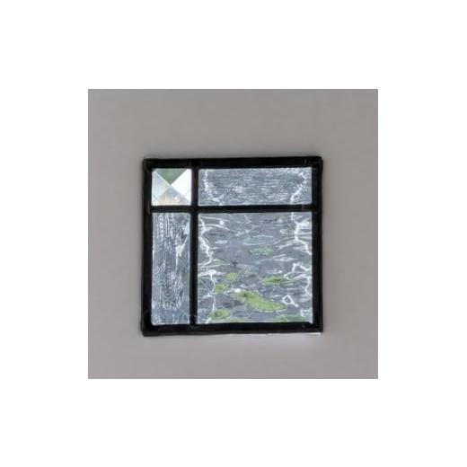 ふるさと納税 家具 埼玉県 戸田市 ステンドグラスの小さなパネル(四角グレー) 1680290