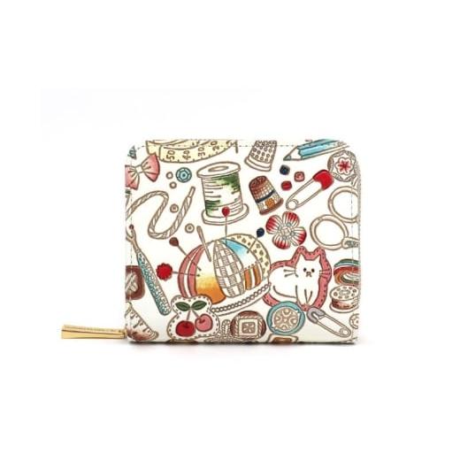 ふるさと納税 財布 東京都 墨田区 文庫屋大関 二つ折りファスナーミニ財布 ソーイング 皮革工芸品 財布 二つ折り 小物 お札 カード 小銭 コンパクト 牛革 手…