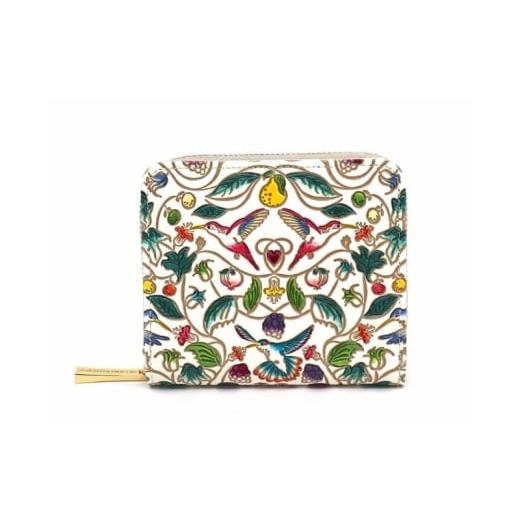 ふるさと納税 財布 東京都 墨田区 文庫屋大関 二つ折りファスナーミニ財布 ハチドリの憂鬱 皮革工芸品 財布 二つ折り 小物 お札 カード 小銭 コンパクト 牛革…