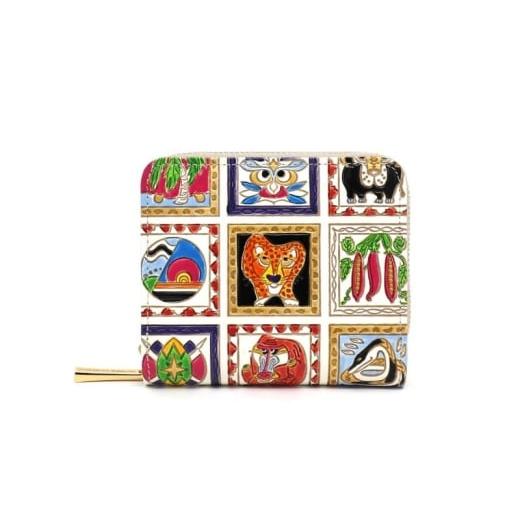 ふるさと納税 財布 東京都 墨田区 文庫屋大関 二つ折りファスナーミニ財布 アフリカ 皮革工芸品 財布 二つ折り 小物 お札 カード 小銭 コンパクト 牛革 手作…