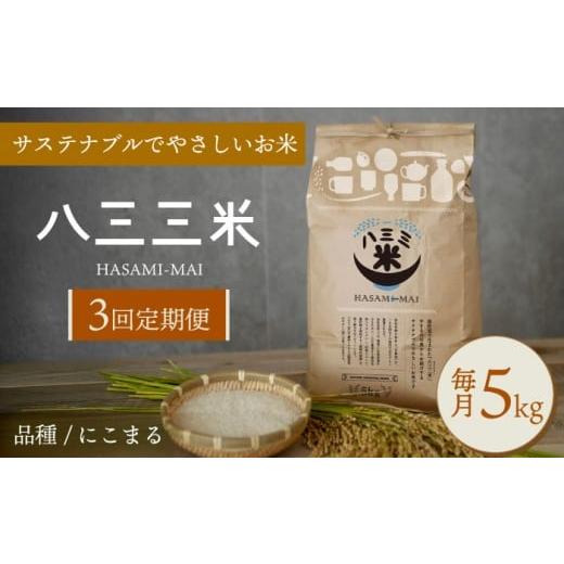 ふるさと納税 米 ヒノヒカリ 長崎県 波佐見町 令和7年度新米 全3回定期便 八三三米(はさみまい) 5kg 冨永米穀店