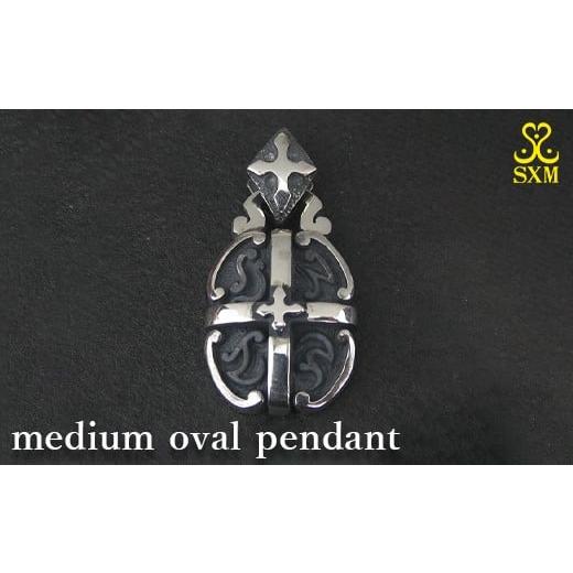 ふるさと納税 アクセサリー ペンダント 茨城県 常総市 medium oval pendant