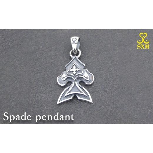ふるさと納税 アクセサリー ペンダント 茨城県 常総市 Spade pendant