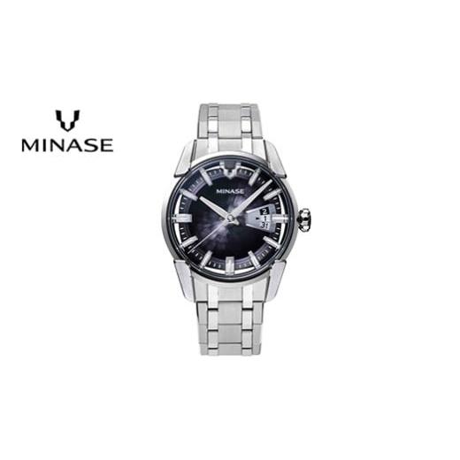 ふるさと納税 時計 秋田県 湯沢市 MINASE時計 DIVIDO ブレスレットタイプ(VM14-M01GBK-SSB) MINASE 日本製 時計 腕時計 メンズ 高額 人気 ランキング 協和精…