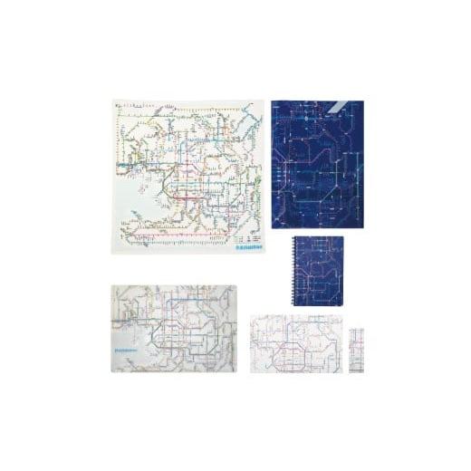 ふるさと納税 文房具・玩具 東京都 杉並区 荻窪 鉄道路線図 関西 セット / 文具 文房具 学習 勉強 学べる 家庭学習 鉄道 路線図 JR 私鉄 地下鉄 クリアファ…