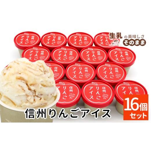 ふるさと納税 菓子 アイス 長野県 根羽村 NEW ふじりんごを丸ごと使用 信州りんごアイス 16個 マーブルアイス アイスクリーム アイス りんご ふじりんご りん…