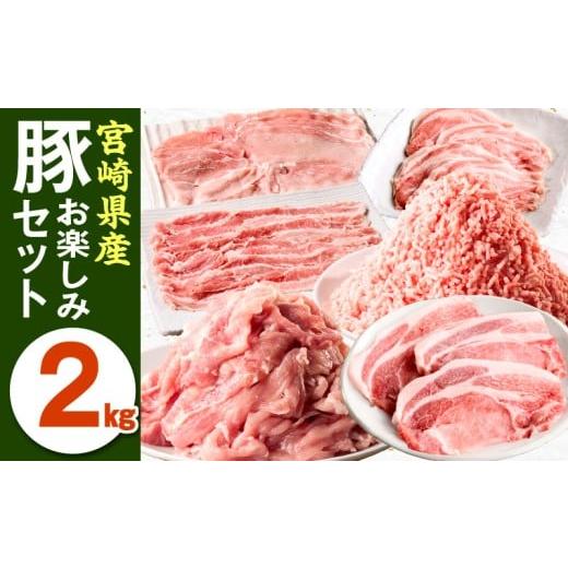 ふるさと納税 豚肉 セット 宮崎県 宮崎市 宮崎県産豚お楽しみセット合計2kg_M241-002-01 13,000円 順次発送 2kg