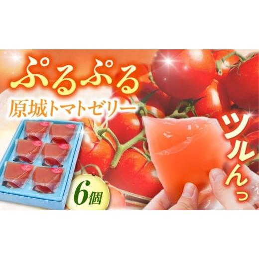ふるさと納税 菓子 ゼリー 長崎県 南島原市 原城トマトゼリー 6個入り / ゼリー ぜりー デザート とまと おやつ / 南島原市 / 松本製菓舗