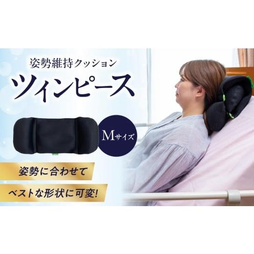 ふるさと納税 福祉・バリアフリー用品 大分県 大分市 姿勢に合わせてベストな形状に可変 姿勢維持クッション ツイン ピース Mサイズ クッション 姿勢保持 椅子…
