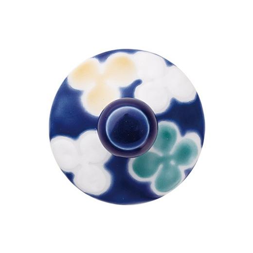 ふるさと納税 陶磁器・漆器・ガラス 石川県 加賀市 九谷和グラス 冷酒グラスクローバー（ブルー） 工芸品 グラス コップ 食器 F6P-3152の画像