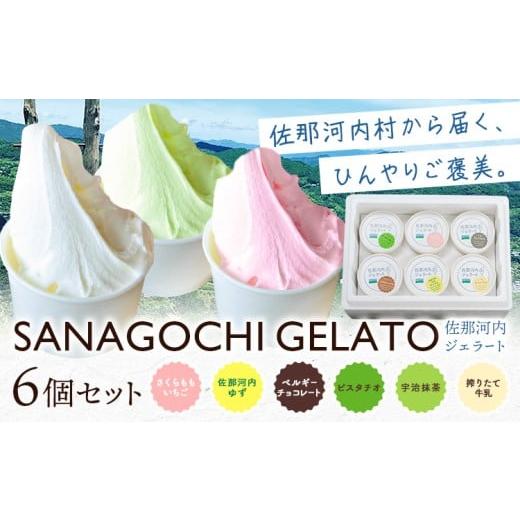 ふるさと納税 アイス・ヨーグルト ジェラート 徳島県 佐那河内村 ジェラート アイス スイーツ SANAGOCHI GELATO 6個 株式会社クリスティーヌ [30日以内に出荷…