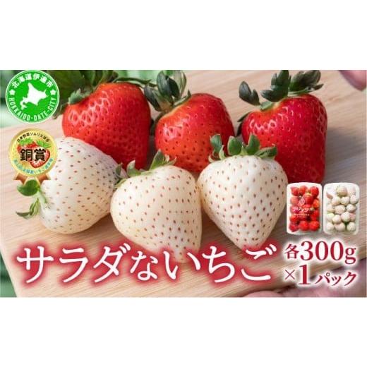 ふるさと納税 いちご 北海道 伊達市 2026年先行予約 サラダないちご(赤・白) ecg-003 赤・白