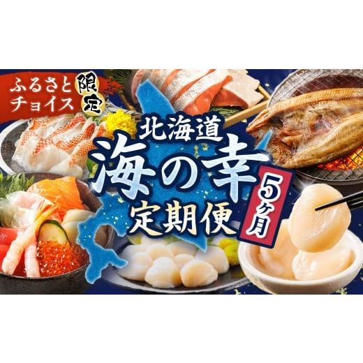 ふるさと納税 旬の鮮魚等 北海道 釧路町 北海道 海の幸 定期便 5ヶ月連続 昆布の森から届く ヒロセ自慢の海鮮グルメ定期便 帆立 ホタテ ほたて 貝柱 冷凍 刺身…