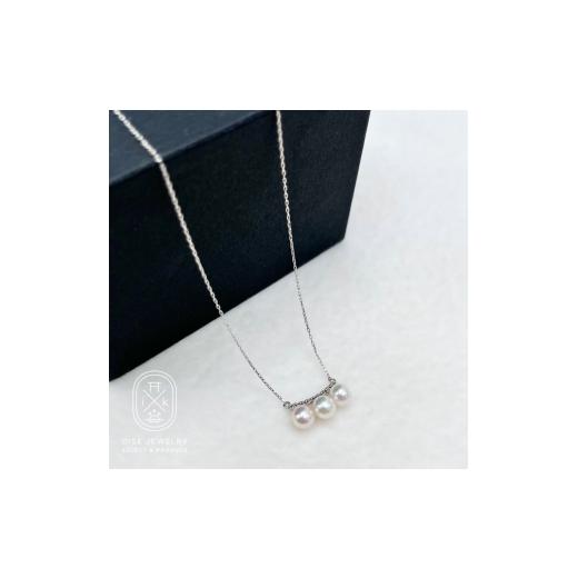 ふるさと納税 アクセサリー ペンダント 三重県 伊勢市 1887 PT900/850 ダイヤモンド0.04ct アコヤ真珠ペンダント4.5mmUP 真珠 ネックレス ペンダント ア…