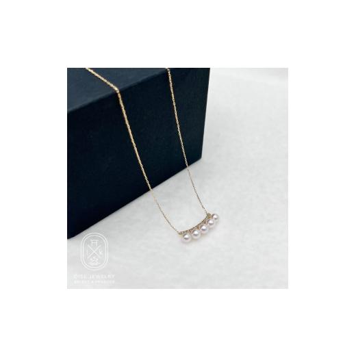 ふるさと納税 アクセサリー ペンダント 三重県 伊勢市 1888 K18YGダイヤモンド0.07ct アコヤ真珠ペンダント3.5mmUP 真珠 ネックレス ペンダント アコヤ真…