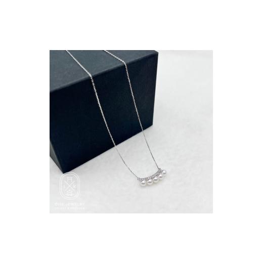 ふるさと納税 アクセサリー ペンダント 三重県 伊勢市 1889 PT900/850ダイヤモンド0.07ct アコヤ真珠ペンダント3.5mmUP 真珠 ネックレス ペンダント アコ…