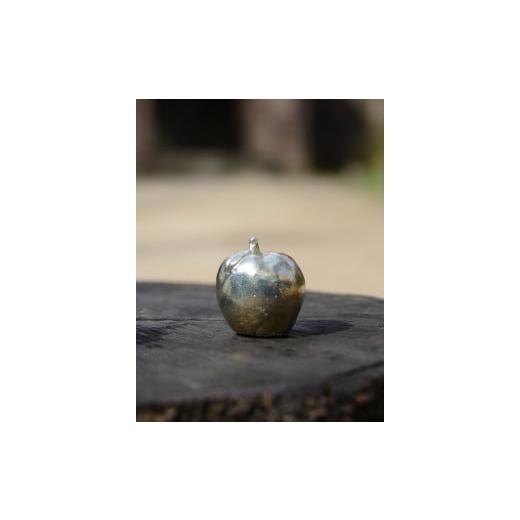 ふるさと納税 地域のお礼の品 長野県 安曇野市 純正錫製 ペーパーウェイト「りんご」