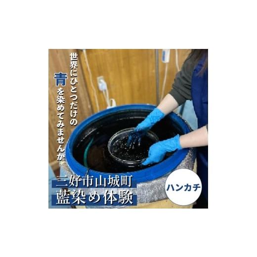 ふるさと納税 体験チケット 徳島県 三好市 藍染 体験 徳島県 三好市 ハンカチ 旅行 観光 小物 阿波 藍染め 阿波藍 天然藍 伝統 技術 民芸 工芸 日用品 おしゃ…