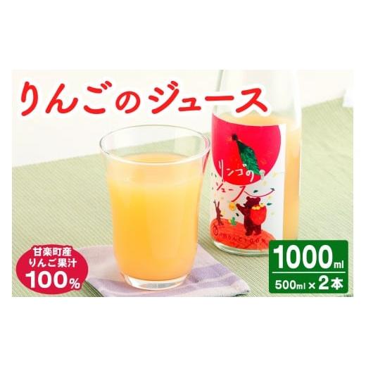 ふるさと納税 果汁飲料 りんご 群馬県 甘楽町 井田りんご園の「りんごジュース」2本セット|林檎 リンゴ アップルジュース 果物 飲料 フルーツ 産地直送 果汁1…
