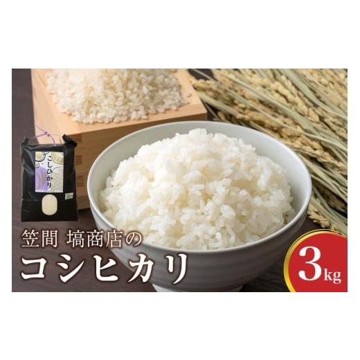 ふるさと納税 米 コシヒカリ 茨城県 笠間市 令和7年度産 笠間 塙商店の コシヒカリ 3kg 米 新米 精米 ブランド米 お米 白米 国産 おにぎり 弁当 R7年産 ごはん…