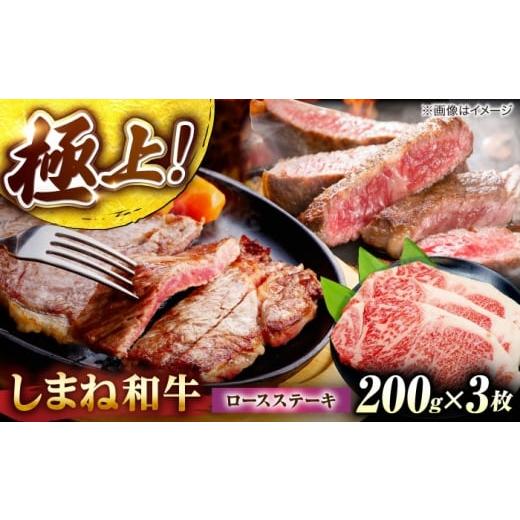 ふるさと納税 牛肉 ロース 島根県 松江市 しまね和牛ロースステーキ200g×3枚 島根県松江市/株式会社さんれいフーズ