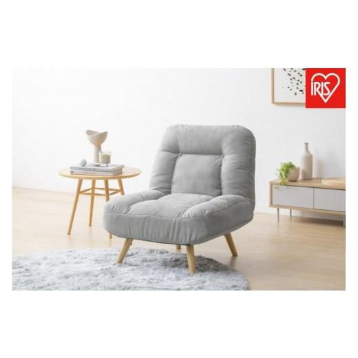 ふるさと納税 家具 宮城県 角田市 2WAY一人掛けポケットコイルソファ WPCS-1S ライトグレー