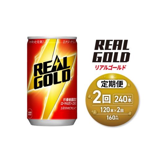 ふるさと納税 炭酸飲料 北海道 札幌市 ２ヶ月定期便 リアルゴールド 160ml缶×120本｜コカ・コーラ 飲料 ドリンク 飲み物 炭酸 ジュース 北海道 札幌市