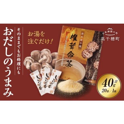 ふるさと納税 塩・だし 宮崎県 高千穂町 椎茸命茶_Tk005-112