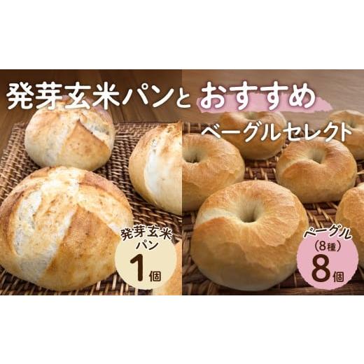 ふるさと納税 パン 岡山県 備前市 発芽玄米パンとおすすめベーグルセレクト ベーグル パン 自家製 酵母 発芽 玄米 もっちり オススメ