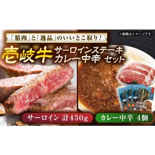ふるさと納税 牛肉 サーロイン 長崎県 壱岐市 壱岐牛サ−ロインステーキ&壱岐牛カレー中辛セット[壱岐市] 壱岐フードファクトリー