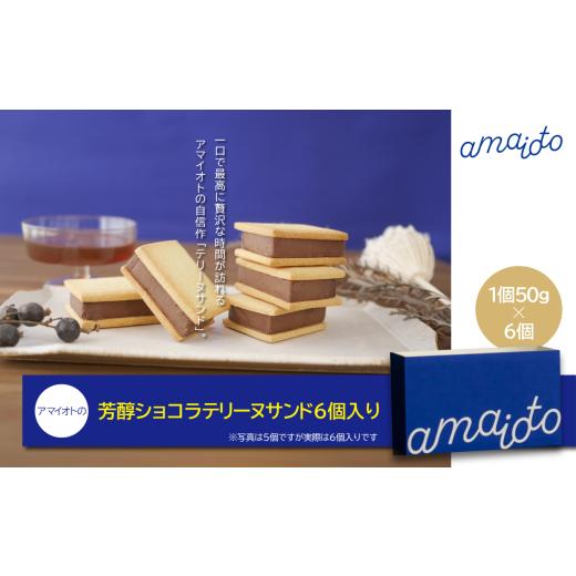 ふるさと納税 焼菓子・チョコレート クッキー 茨城県 つくば市 アマイオトの「芳醇ショコラテリーヌサンド6個」 テリーヌ テリーヌサンド ショコラ チョコ チ…