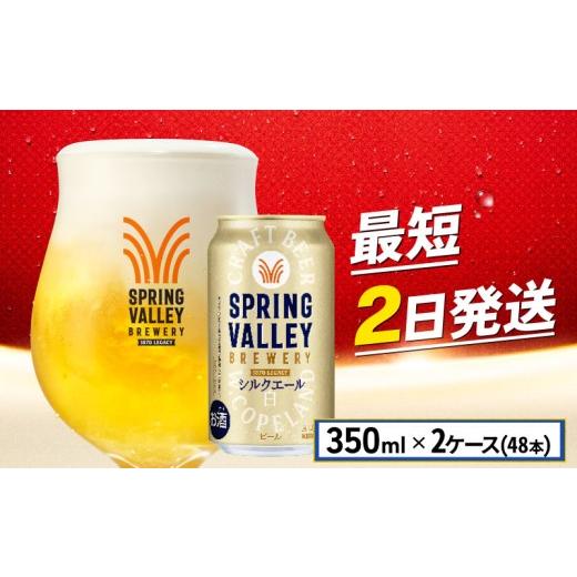 ふるさと納税 ビール 地ビール 滋賀県 彦根市 クラフトビール 350ml×48缶 2ケース シルクエール 白 キリンビール スプリングバレー キリン きりん 麒麟 KIRIN…