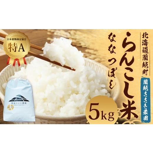 ふるさと納税 米 北海道 蘭越町 令和7年産 らんこし米 (ななつぼし) 5kg (蘭越ささき農園) 2025年11月上旬発送開始