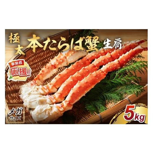 ふるさと納税 カニ タラバガニ 大阪府 泉南市 2肩約5kgの超極太10L以上メガサイズ 一番人気 本たらば蟹 生肩 約5kg ふるさと納税3.0 087A-005