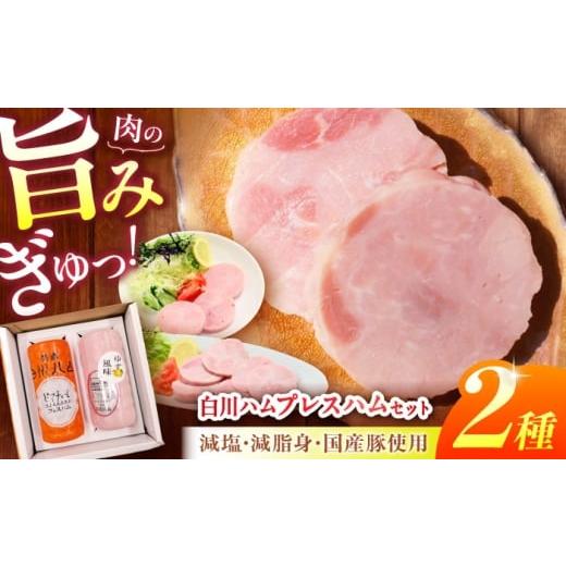 ふるさと納税 肉 ハム 岐阜県 白川町 白川ハム プレスハム 2種セット ( プレスハム ・ ゆず味プレスハム ) ハム プレスハム 詰め合わせ ギフト セット 白川…