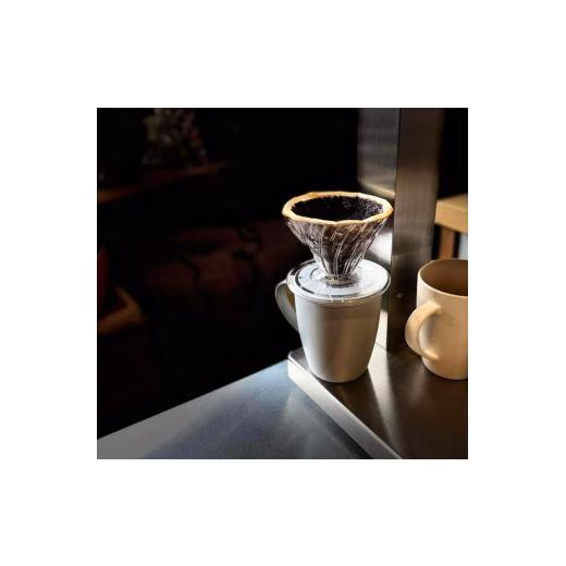 ふるさと納税 コーヒー ドリップ 奈良県 奈良市 コーヒー ピュア＆クリアな珈琲豆（深煎り）12ヶ月定期便 100g入り アームズメソッド? 製法 有機栽培 コーヒー…の画像