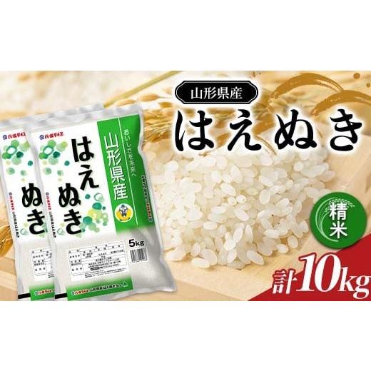 ふるさと納税 米 はえぬき 山形県 南陽市 令和7年産 JA はえぬき 10kg (5kg×2袋) 『JA山形おきたま』 山形県産 米 精米 山形県 南陽市 2594